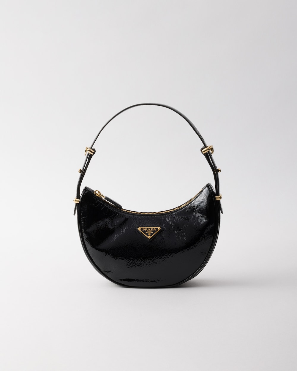 Prada Arqué Naplak Patent Leather Shoulder Bag - Image 1